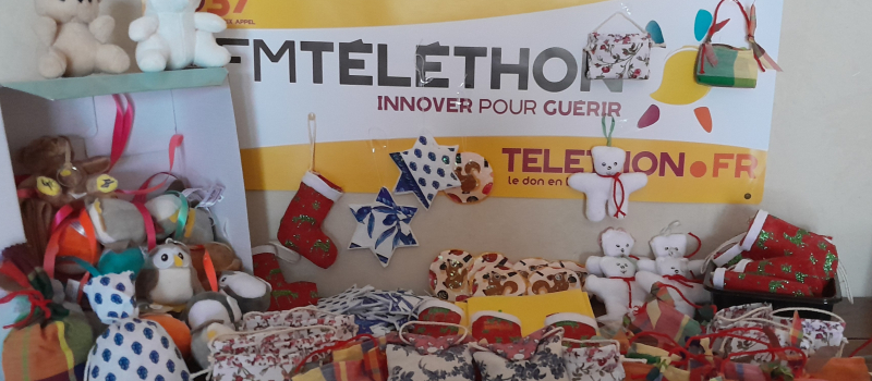 Marché de Noël, un stand pour le Téléthon