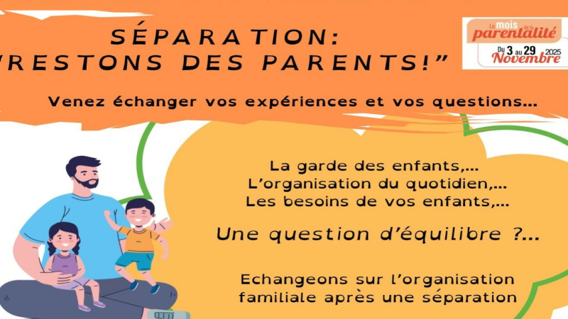 Séparation : Restons des parents