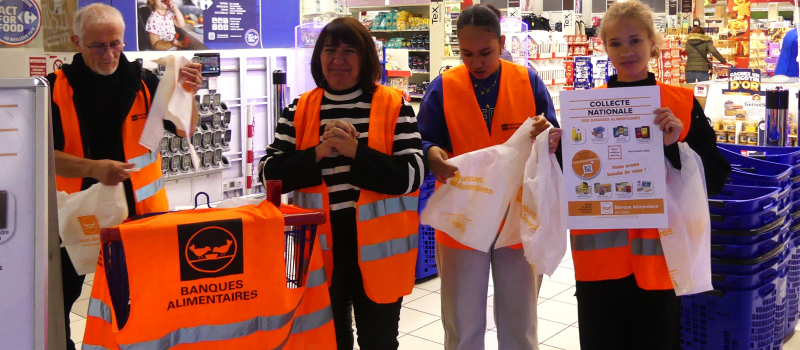 collecte d'automne de la banque alimentaire du Gers