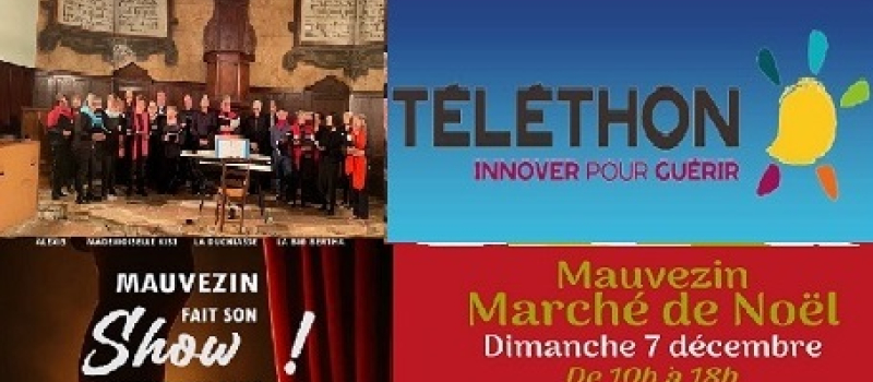 Programme du week-end du 6 et 7 décembre riche en animations….