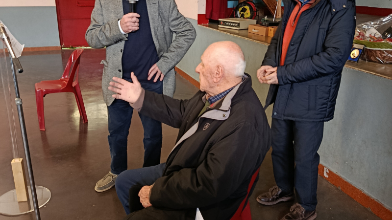 François Turchetti :  Honneur et Émotion à Auterrive pour son centenaire