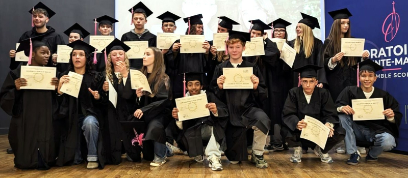 Auch : une cérémonie de remise des diplômes empreinte d’émotion à l’Oratoire Sainte-Marie