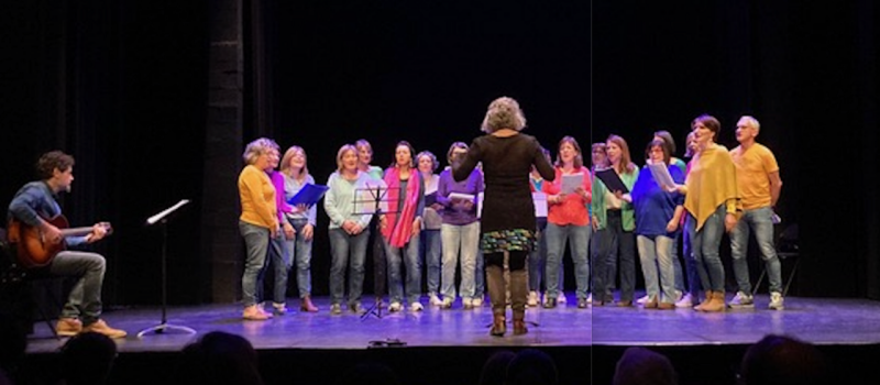 Le traditionnel  Concert de Noël organisé par L'ASPAD avec  Les Couzines...