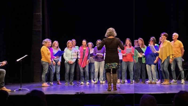 Le traditionnel  Concert de Noël organisé par L'ASPAD avec  Les Couzines...