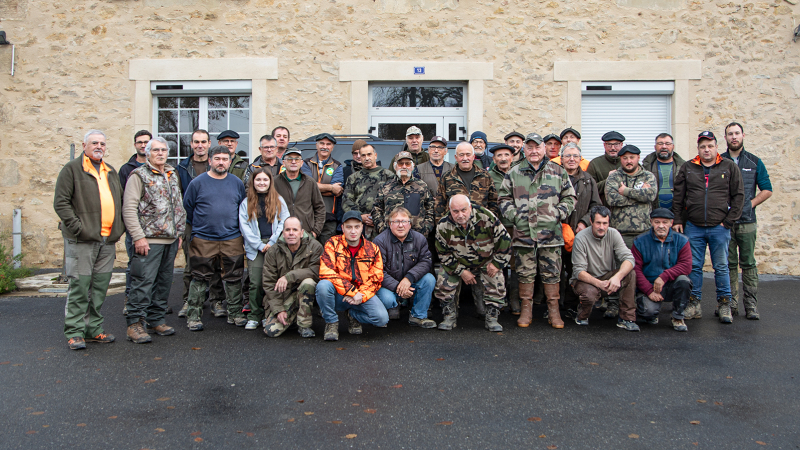Chasse aux chiens courants traditionnelle de Pouydraguin à Arblade-le-Haut
