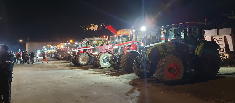 Manifestation agricole dans le Gers | Point de situation vendredi 19 décembre à 7h30