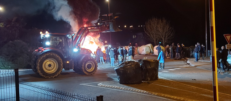 Manifestation agricole : situation samedi 20 décembre à 18 h 30