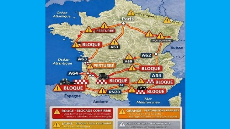 Circulation: de fortes perturbations attendues