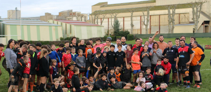L'école de rugby de l'UAV fête Noël !