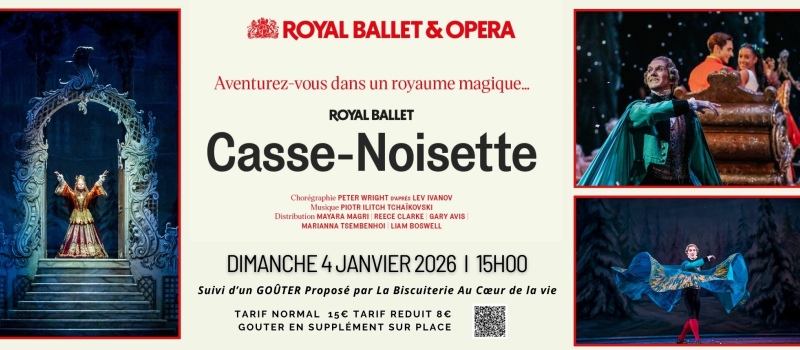 Casse-Noisette au Ciné Astarac : Ballet magique, douceurs bio et enchantement festif le 4 janvier 2026