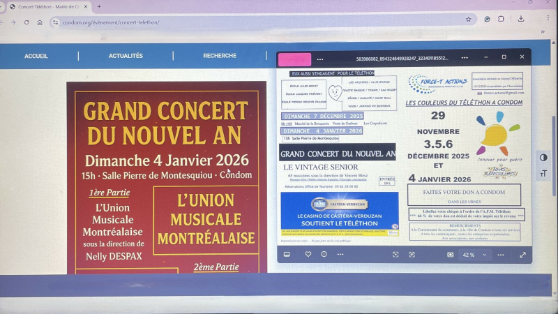 Téléthon 2025 à Condom : une mobilisation locale au rendez-vous