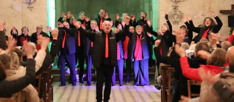 Première répétition de la chorale  qui marchera sur les pas de la Serre Enchantée