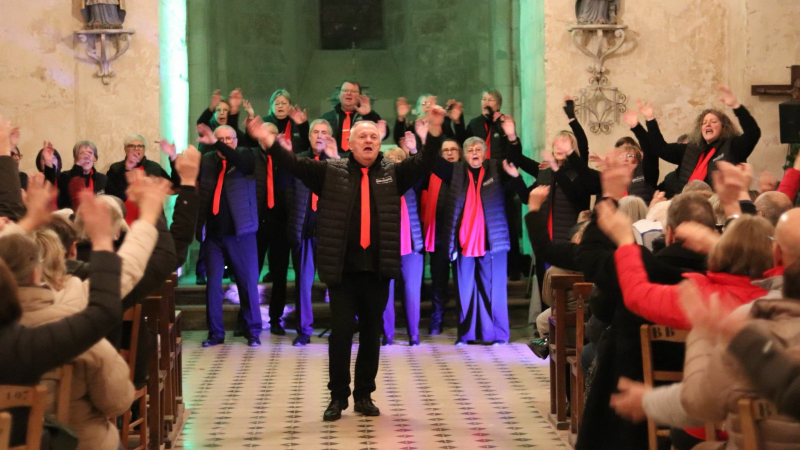 Première répétition de la chorale  qui marchera sur les pas de la Serre Enchantée