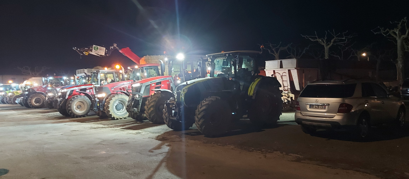 Manifestations agricoles : le point à 7h30 ce lundi 12 janvier 2026