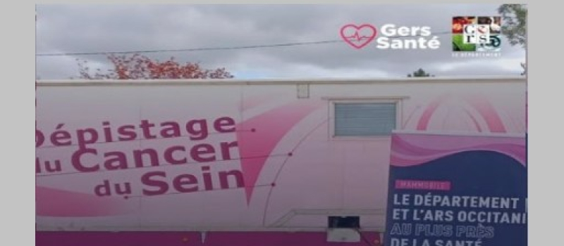 Santé : le Mammobile poursuit sa tournée