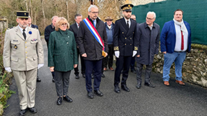 Inauguration de la rue Drancourt
