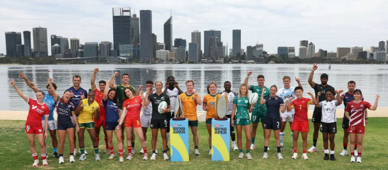 Sevens à Perth (Australie) avec notre capitaine Paulin Riva