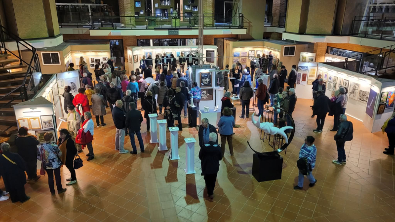 Un beau succès pour le 1er salon des Arts visuels au musée d'Art Campanaire.