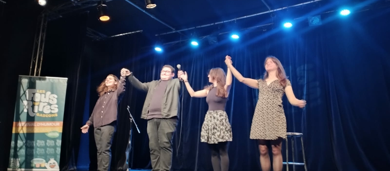 Succès et éclats de rire pour la soirée Comedy Club à la MJC La Maisoun