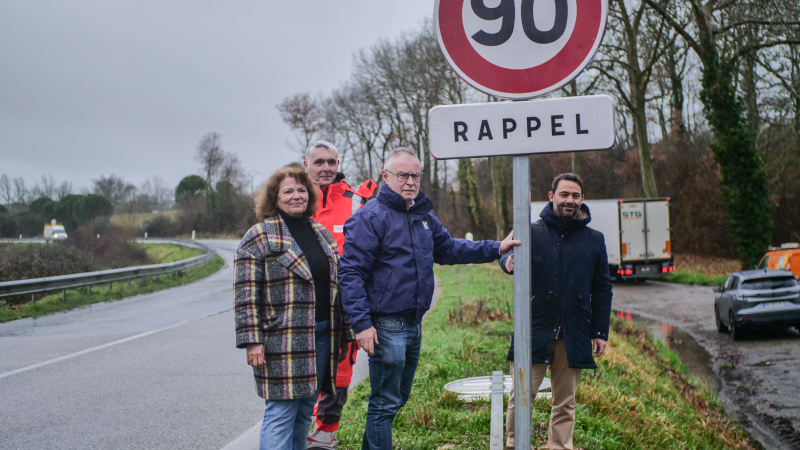 Routes : Le Président du Département officialise le passage à 90 km/h sur 220 kilomètres supplémentaires.