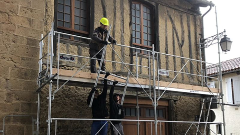 La façade du Clos du 88e s’offre une belle rénovation