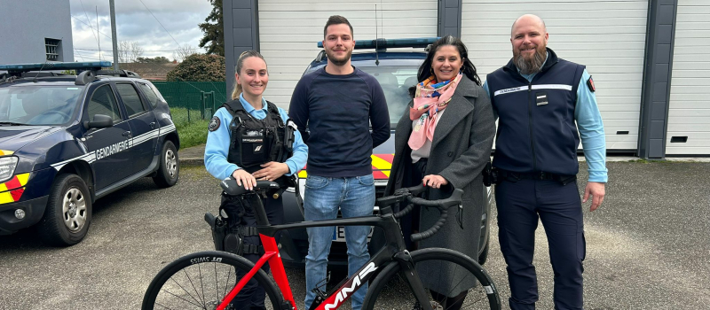 Six gendarmes gersois à vélo de Lectoure à Saint-Tropez : un défi solidaire de690km