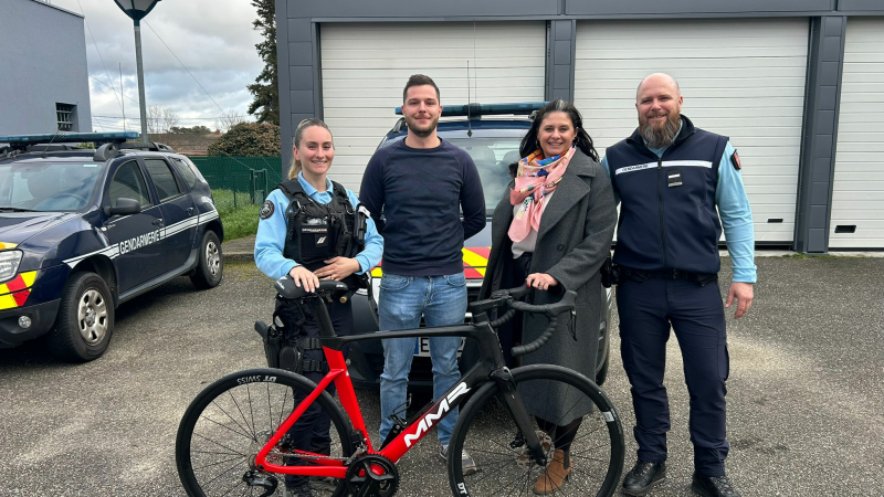 Six gendarmes gersois à vélo de Lectoure à Saint-Tropez : un défi solidaire de690km