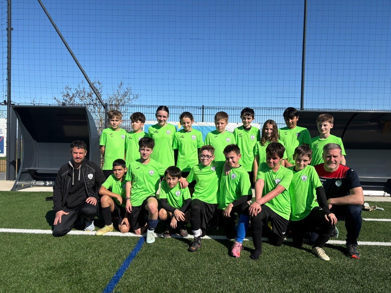 Les U13 à Preignan