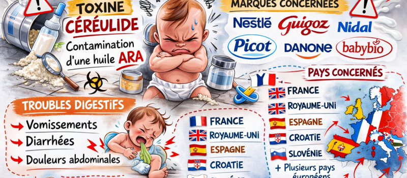Retraits et rappels de laits infantiles