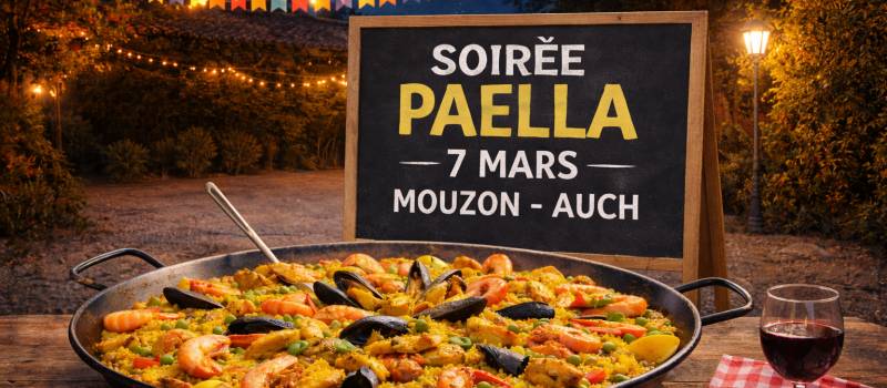 Grande soirée paella avec Auch Calatayud