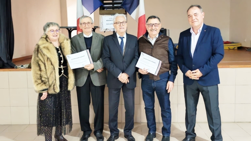Cérémonie des vœux, l'occasion d'honorer deux anciens maires