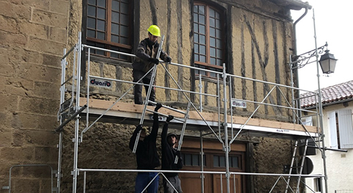 Une opération de sauvegarde du patrimoine de la bastide