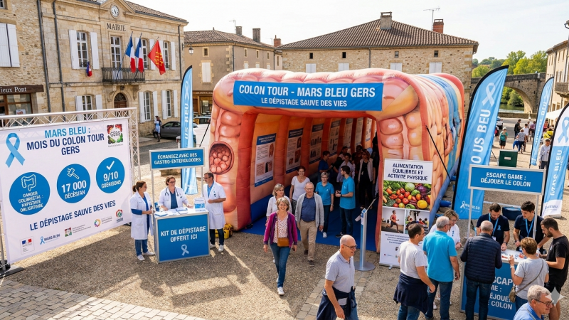 Le "COLON TOUR" contre le cancer colorectal