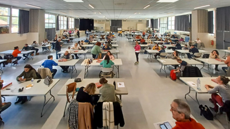 Concours de puzzles à Riscle