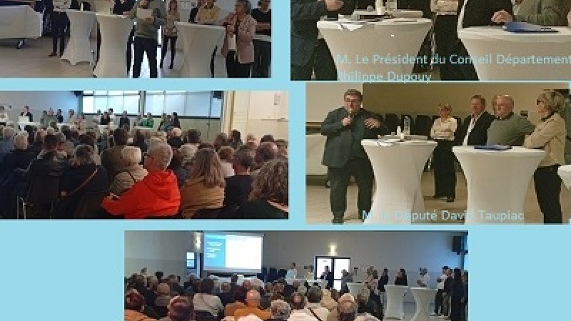 Réunion publique du 6 mars 2026 de "Continuons  d'avancer ensemble"