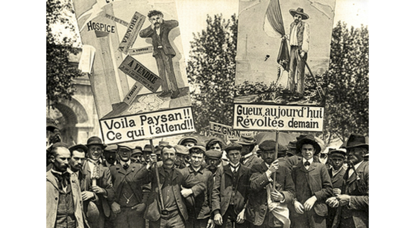 Nogaro: la Révolte des vignerons du Midi en 1907