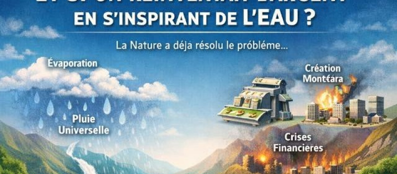 Et si on réinventait l’argent en s’inspirant de l’eau ?