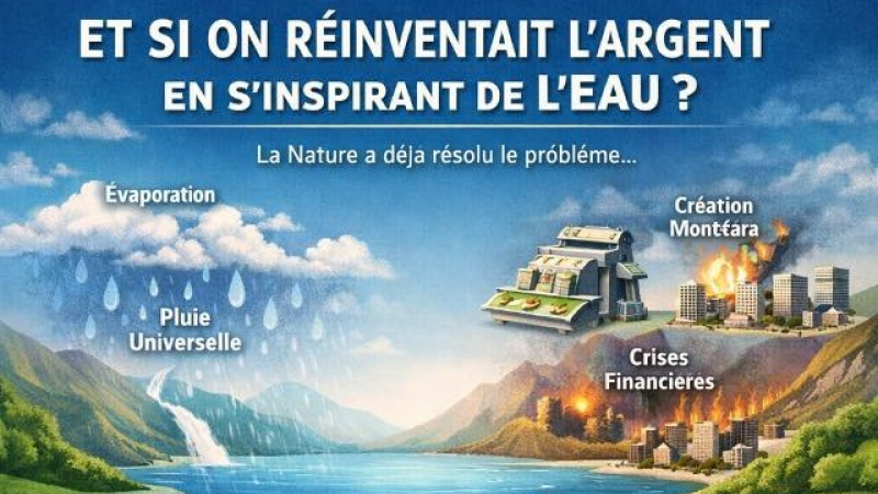 Et si on réinventait l’argent en s’inspirant de l’eau ?