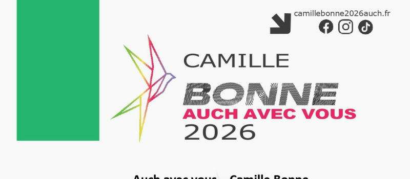 municipales: Camille Bonne VOTEZ UTILE POUR L’avenir d’Auch
