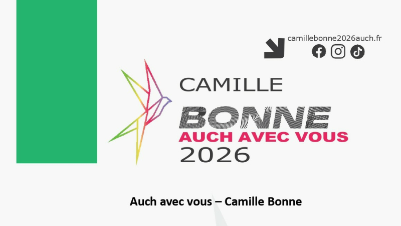 Camille Bonne au jardin Ortholan à la rencontre des Auscitains