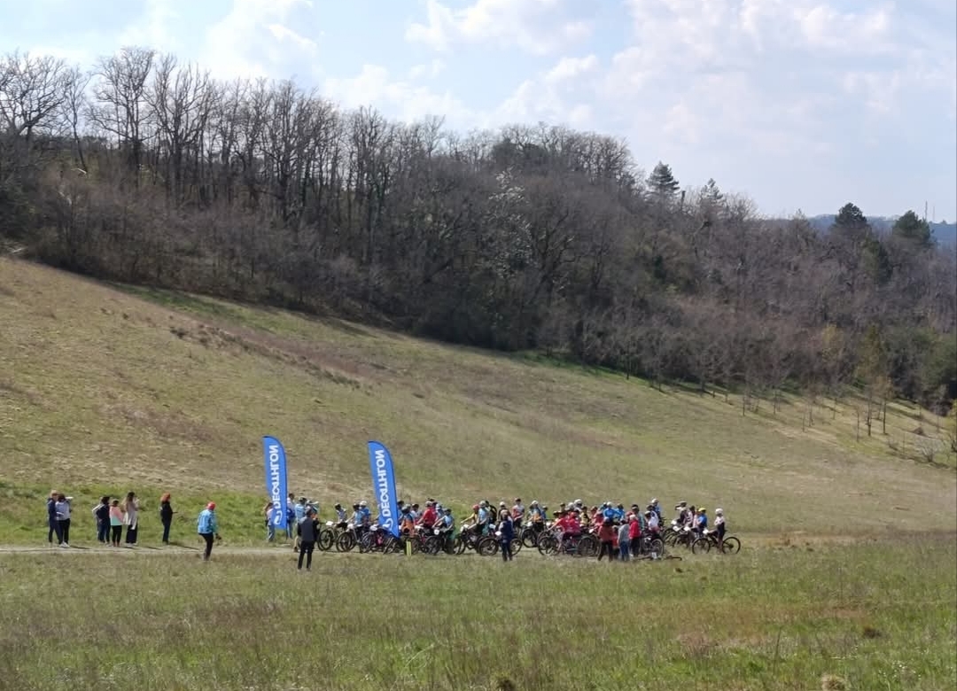 Les coureurs au départ