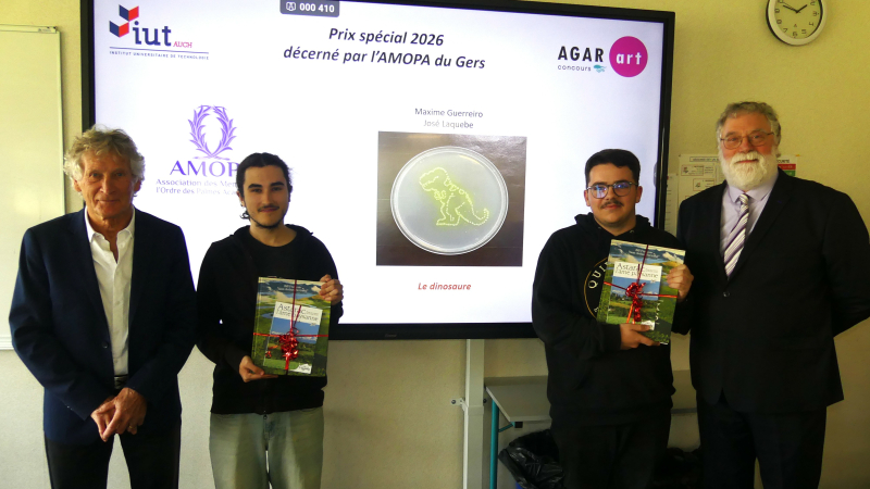 IUT: Le concours Agar'Art et le prix AMOPA