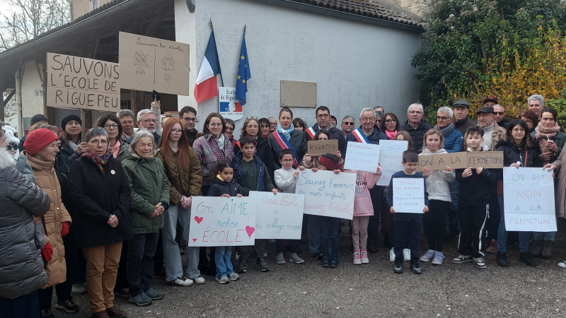 À Riguepeu, la défense de l’école au cœur de l’avenir du village