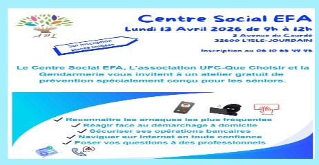 Sensibilisation des seniors aux fraudes et arnaques