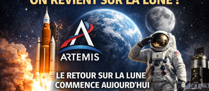 50 ans après, l’humanité revient sur la Lune : la mission Artemis commence aujourd’hui
