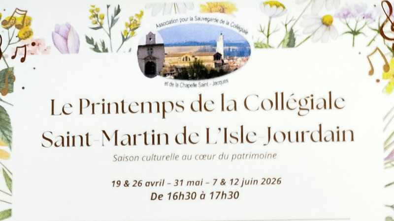 Le Printemps de la Collégiale Saint-martin fait vibrer l'Isle Jourdain