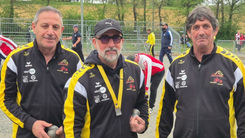 Pétanque : championnat du Gers triplette masculin.