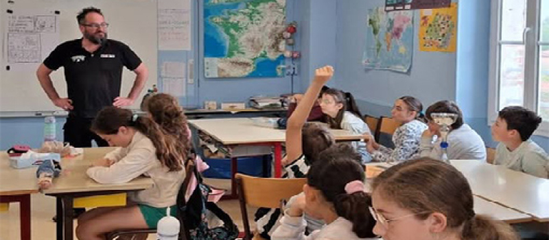 Une belle rencontre à l'école Notre Dame