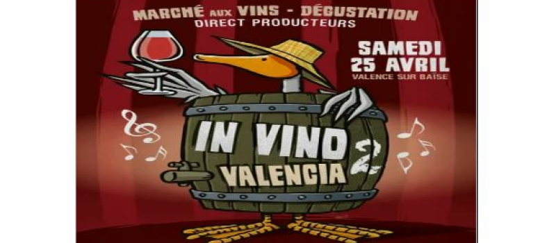 Marché aux vins, 2e édition samedi 25 avril