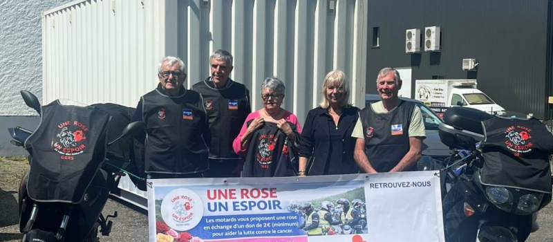 "Une Rose, un Espoir" les motards réitèrent leur mobilisation au profit de La Ligue contre le cancer